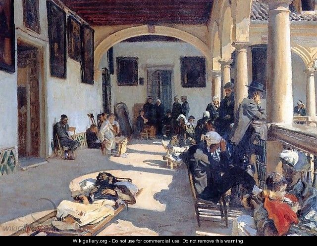 Hispital at Granada - John Singer Sargent