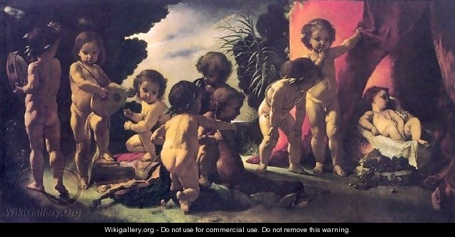 Kinderstaendchen - Anselm Friedrich Feuerbach