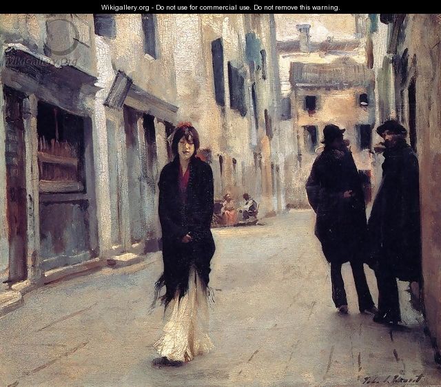 Street in Venice 2 - John Singer Sargent
