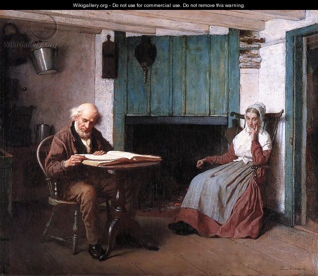 Thy Word is a Lamp unto My Feet and a Light unto My Path - Eastman Johnson