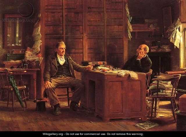 A Country Lawyer - Edward Lamson Henry