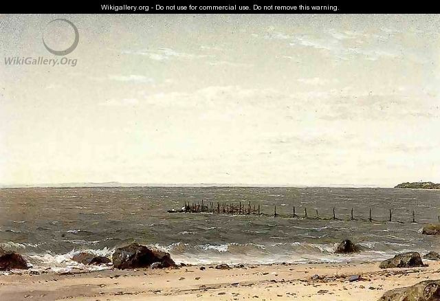 New England Beach Scene - John William Casilear