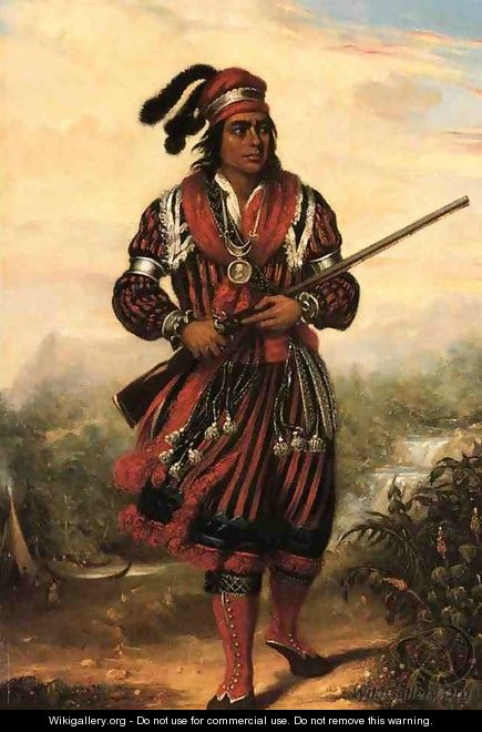 Portrait of a Seminole Chief, North America - Stuart Westmacott