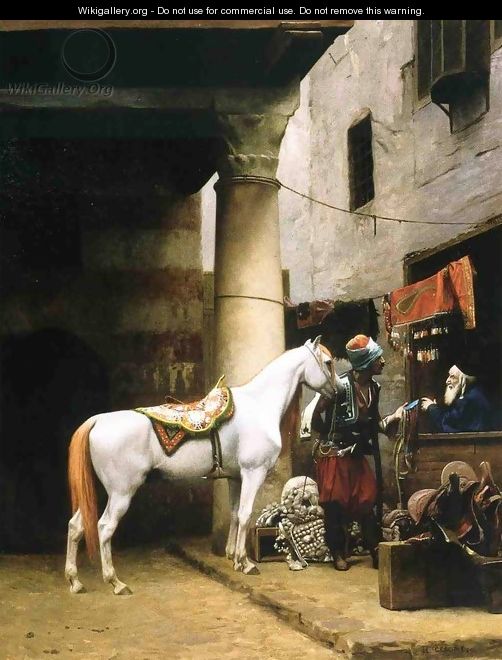 Arab Purchasing a Bridle - Jean-Léon Gérôme