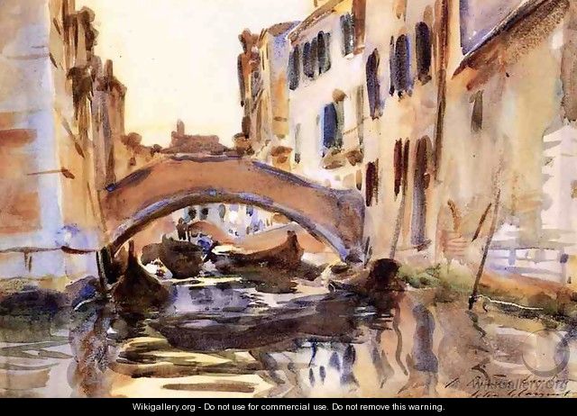 Venetian Canal 2 - John Singer Sargent