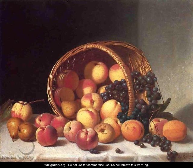 Still Life with a Basket of Fruit - John Defett Francis