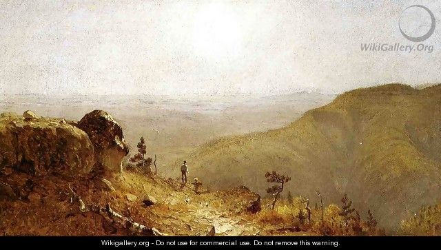 Study for "The View from South Mountain, in the Catskills" - Sanford Robinson Gifford