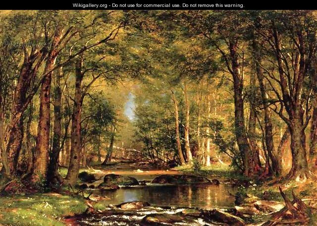 A Catskill Brook - Thomas Worthington Whittredge