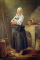 A Saxon Villager in her Kitchen - Charles-Francois Hutin