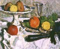 Still Life of Fruit on a White Tablecloth - George Leslie Hunter