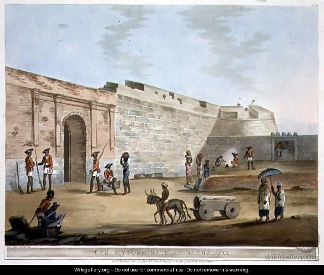 The Mysore Gate at Bangalore - (after) Hunter, Lieutenant James