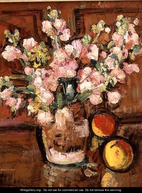 A Still Life of Fruit and Flowers 2 - George Leslie Hunter