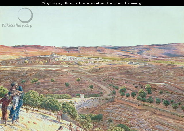 Plain of Rephaim from Zion - William Holman Hunt
