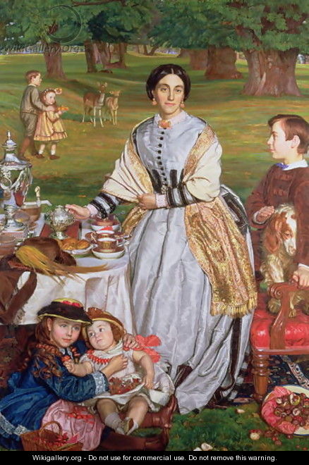 Lady Fairbairn with her Children - William Holman Hunt