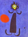 Woman in Front of the Sun - Joaquin Miro