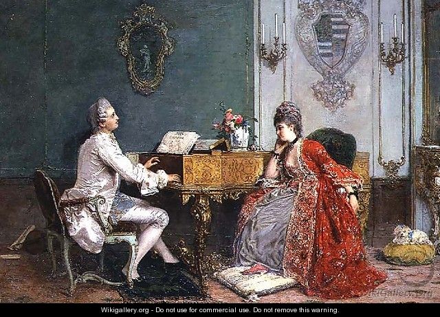 A Private Recital - Girolamo Induno