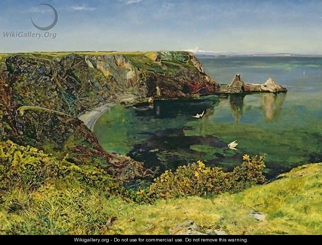 Ansteys Cove Devon - John William Inchbold