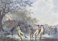 Winter Amusement A View in Hyde Park from the Moated House - Julius Caesar Ibbetson