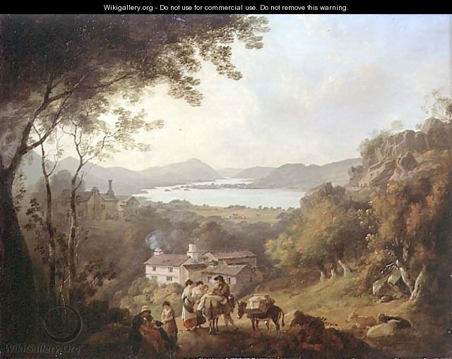 Windermere from Troutbeck - Julius Caesar Ibbetson