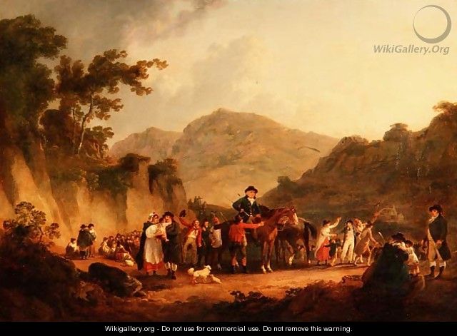The Opening of a Mine Eskdale - Julius Caesar Ibbetson