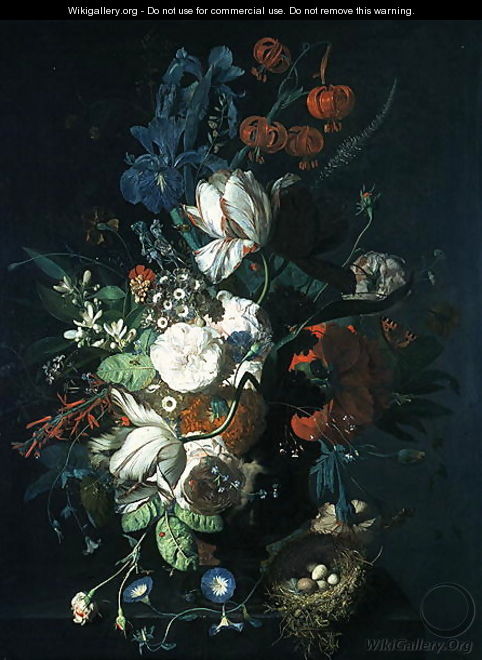 Vase with Flowers 2 - Jan Van Huysum