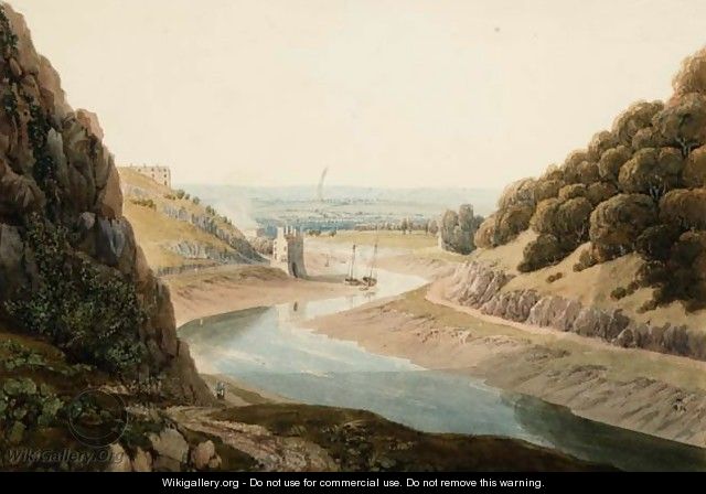 The Avon and Old Hotwell House from St Vincents Rocks - Samuel Jackson