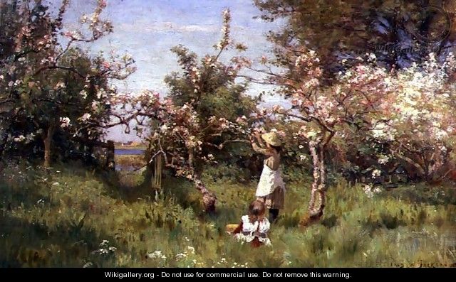 Gathering Blossom - Frederick William Jackson