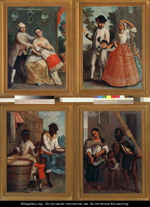 Four Different Racial Groups 2 - Andres de Islas