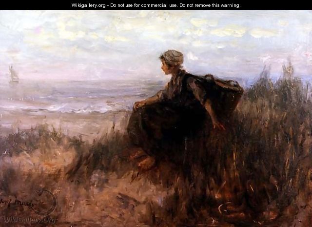 On the Dunes - Jozef Israels