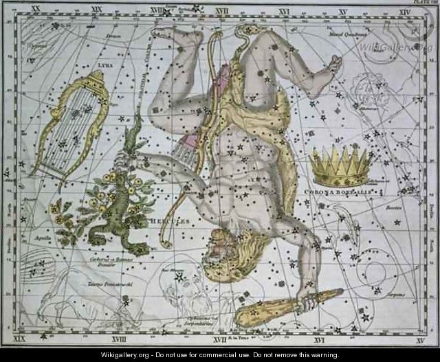 Hercules from A Celestial Atlas - A. Jamieson