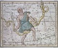 Ophiuchus or Serpentarius from A Celestial Atlas - A. Jamieson