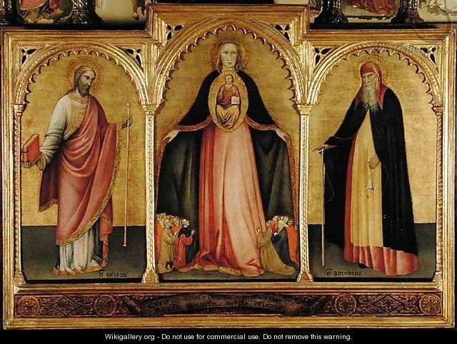 Virgin and Child with St James the Greater and St Anthony - del Fiore Jacobello