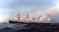The Steam and Sail Ship Lydian Monarch - Antonio Jacobsen