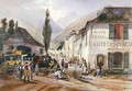Arrival and Repair of a Stagecoach at Luz on the Road to Barreges - (after) Jacottet, Jean