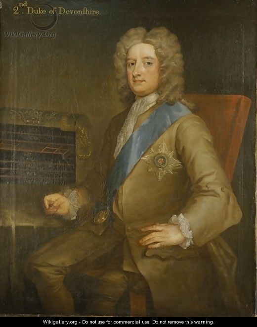 Portrait of William Cavendish 2nd Duke of Devonshire - Charles Jervas