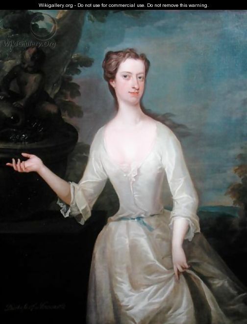 Portrait of Francis Godolphin Duchess of Newcastle - Charles Jervas