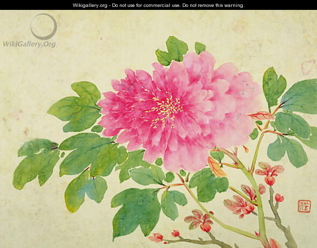 Painting of Peonies - Yu Jiang