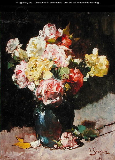 Vase of flowers - Georges Jeannin