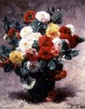 Carnations in a vase - Georges Jeannin