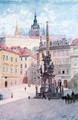 Plague Column of St Trinity Malostranske Namesti Mala Strana Prague - Vaclav Jansa