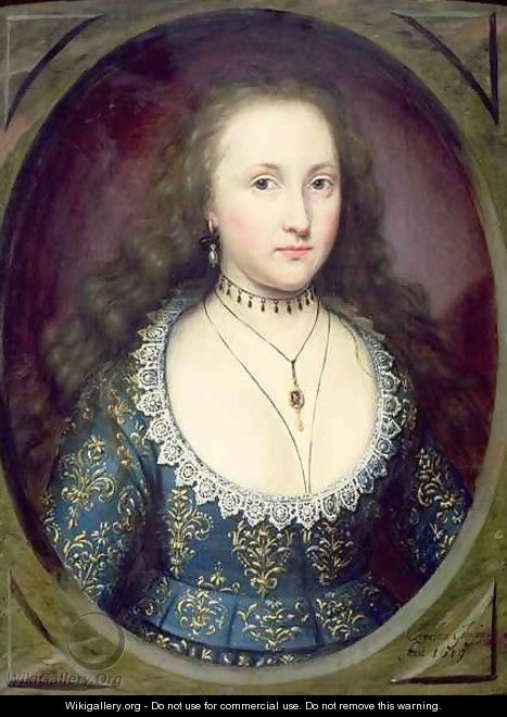 Portrait of A Lady Called Mary Countess of Pembroke 1619 - Cornelius Janssens van Ceulen