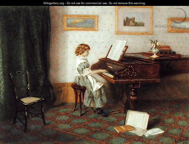 At the Piano - Esther H. Jones