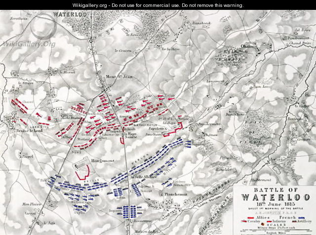 Battle of Waterloo 2 - Alexander Keith Johnston