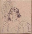 Bust of a Seated Girl with a Hat - Gwen John