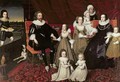 Sir Thomas Lucy 1532-1600 and Lady Alice Spencer d 1648 with Seven of their Thirteen Children - (after) Johnson, Cornelius I