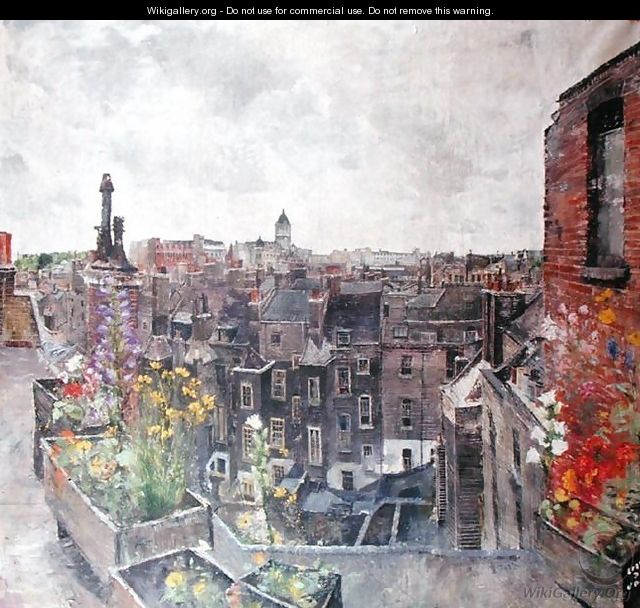 City of London Skies and Flowers Roofs of High Holborn - Lily Delissa Joseph