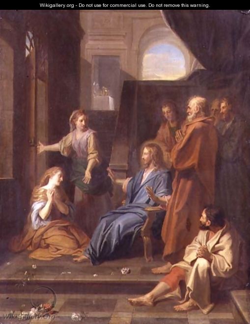 Christ in the House of Martha and Mary - Jean-baptiste Jouvenet