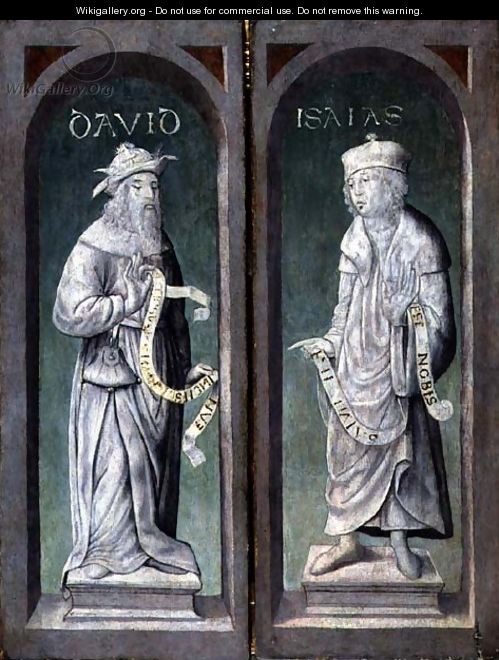 David and Isaiah - Flandes Juan de