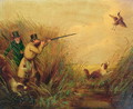 Duck Shooting Amongst Reeds - (after) Jones, Samuel John Egbert