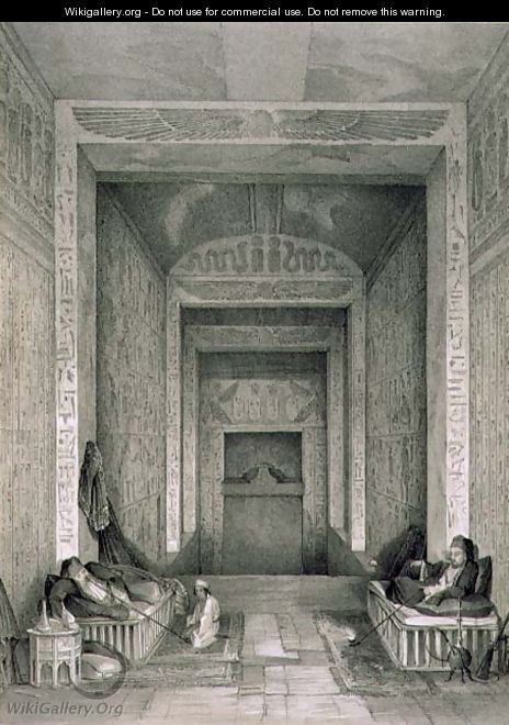 Entrance to a tomb in the Valley of the Kings - Owen Jones